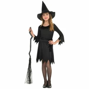 Lil' Witch schwarzes Kostüm Mädchen 4 - 6 klein - Bild 1 von 2