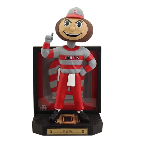 Brutus Buckeye Ohio State Buckeyes Mascot Framed Jersey Bobblehead NCAA College Cover