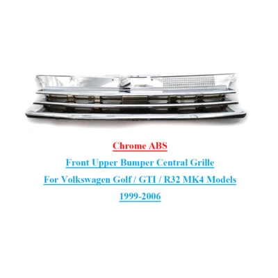 Parachoques delantero parrilla central inferior para Volkswagen Golf / GTI / R32 MK4 1999-2006 Foto 1 de 4