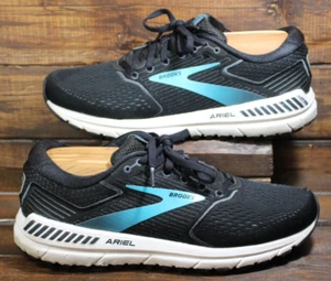 Brooks Ariel 20 Womens Shoes Sneakers Size 9.5 Black Blue 1203151B064 Running - Picture 1 of 13