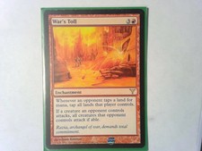 War's Toll	 Dissension - Magic the Gathering Mtg red