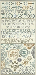 AN IRISH QUAKER SAMPLER Cross Stitch Pattern from Modern Folk Embroidery - New - Picture 1 of 2