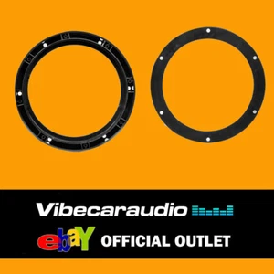 CT25VW04 20cm 200mm 8" Front Door Car Speaker Adaptors For VW Caddy 2003 Onwards - Picture 1 of 1