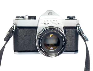 Pentax SP500 35mm Film SLR + 50mm f2 Takumar Lens, Tested Clean Classic Camera - Picture 1 of 7