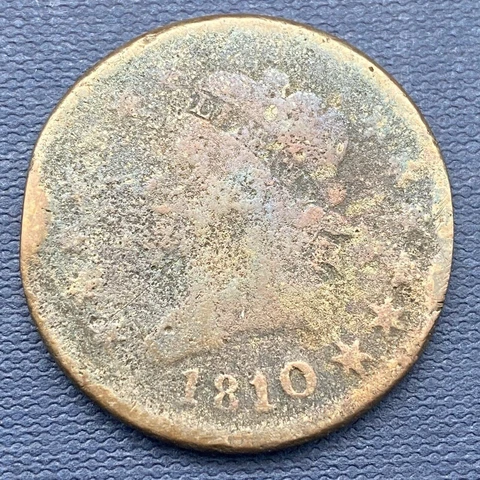 1810 Classic Head Large Cent 1c Circulated #48912 Cover
