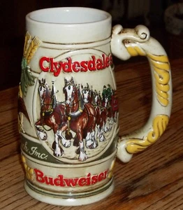 Vintage Anheuser Busch Budweiser CAMEO WHEATLAND Stein Beer Stein - Picture 1 of 8