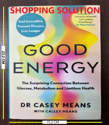 Good Energy By Dr Casey Means, Paperback Foto 1 de 4
