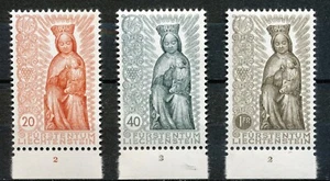LIECHTENSTEIN 1954 -BEENDIGUNG MARIENJAHR / MADONNA MIT KIND + TELLER - NR 71e - Bild 1 von 1