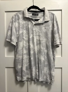 Calvin Klein Polo Shirt Slim Large Cotton Soft Short Sleeve CK Casual Mens - Picture 1 of 4