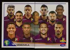 2019 PANINI Brazil Copa America STICKER #063 - 64 VENEZUELA SOCCER TEAM