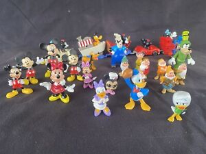 Disney Mickey, Minnie, Daisy, Goofy, Pluto, Donald Lot of 26 Toys