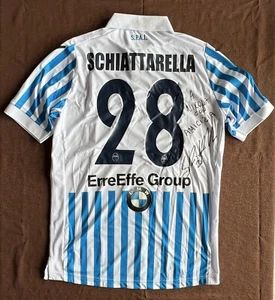 Maglia SPAL 2017/2018 - originale numero 28 - Autografo e dedica Schiattarella - Foto 1 di 8