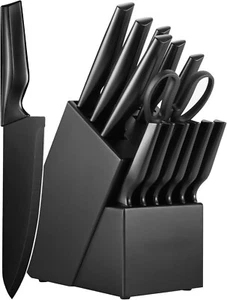Knife Sets for Kitchen with Block Self Sharpening, 14 Pcs Kitchen Knife Set - Picture 1 of 9
