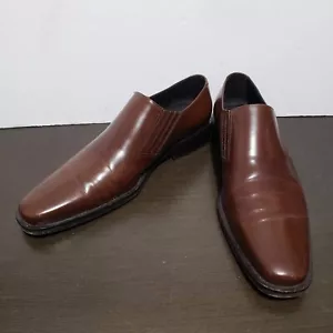 Cole Haan CO4130F5 Braun Leder Elegant oder Leger Halbschuh Slipper Herren Schuhe 9,5M - Bild 1 von 19