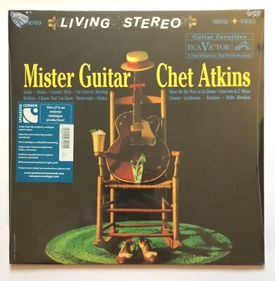 Chet Atkins Mister Guitar Speakers Corner Vinyl Record New Sealed 4260019712455 - Image 1 of 4