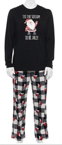 Мужской пижамный комплект Tis The Season Jolly Jammies размер XL праздничная семейная пижама - Изображение 1 из 1