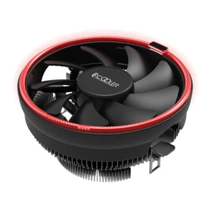 PCCOOLER E126M Top-Blow CPU-Kühler, Leuchtet in Rot, 92W TDP, Für Intel und AMD - Bild 1 von 4