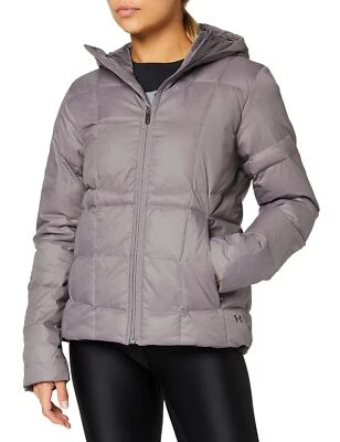 Chaqueta de mujer Under Armour chaqueta de plumón chaqueta de invierno con capucha Jkt, gris, S Foto 1 de 3