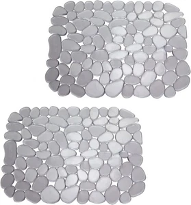 Protectores fregadero de cocina mDesign Pebbles - accesorios de fregadero de cocina - paquete de 2 - Imagen 1 de 1