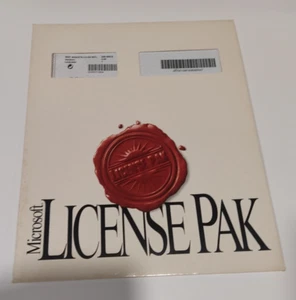 Microsoft Windows NT License Pak Only No Media Workstation Sealed Version 4.0 - Picture 1 of 1