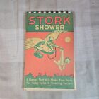 Stork Shower 8 Games For Baby Shower Vintage Activity Book 1957