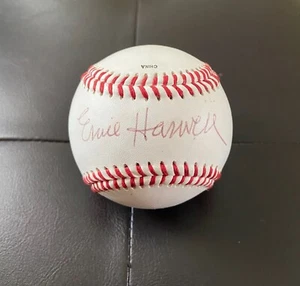 Ernie Harwell Autographed Baseball Sportscaster Detroit Tigers - Picture 1 of 2