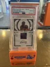 2009-10 National Treasures Kobe Bryant Century Materials Patch /99 PSA 10 Pop 1
