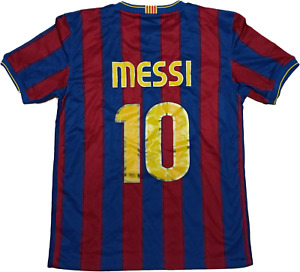 maglia calcio Leo Messi Barcelona 2009 2010 Small Unicef Barca Nike