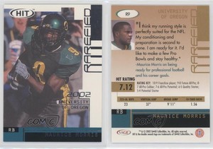 2002 SAGE Hit Rarefied Silver Maurice Morris #R9 Rookie RC