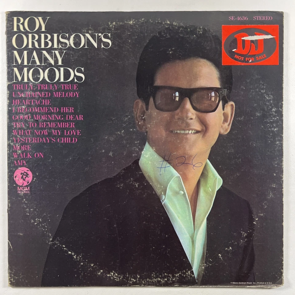Roy Orbison “Roy Orbison's Many Moods” LP/MGM  SE-4636 (EX) DJ Promo 1969 - Image 1 of 4