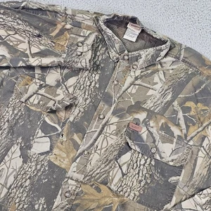 Woolrich Hemd Herren 3XL Camouflage Realtree Hardwoods Mesh gefüttert belüftet Jagd 5534MT - Bild 1 von 12
