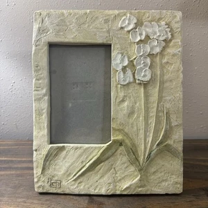 Vtg Fetco Ceramic Picture Frame 3x5 Decorative - Picture 1 of 6