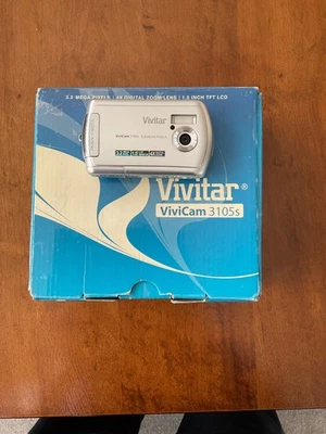 Vivitar Vivicam 3105s 3.2MP Digital Camera (Tested Working) Boxed - Image 1 of 4