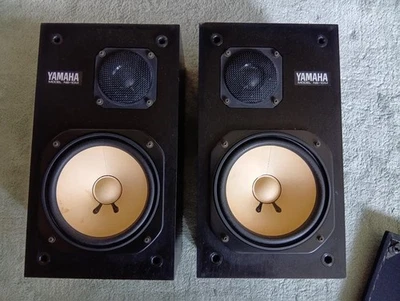 Yamaha NS-10M Speaker Pair Set System Studio Monitors Speakers Black USED - Image 1 of 4
