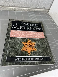 VINTAGE WAR BOOK THE WORLD MUST KNOW HOLOCAUST MEMORIAL MUSEUM WW2 O - Picture 1 of 16