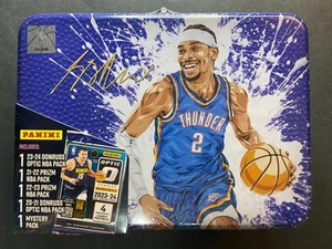 Panini Shai Gilgeous Alexander SGA Lunchbox Tin Rare Blue Variant MVP NEW SEALED - Picture 1 of 6