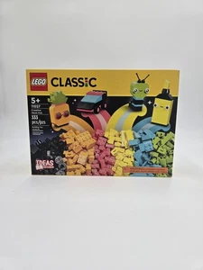 LEGO Classic Creative Neon Colors Fun Brick Box Set 11027, New In Box - Picture 1 of 5