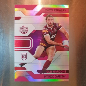 2025 NRL Rivalry Patrick Carrigan Silver Card S 19/36 State of Origin Maroons - Bild 1 von 2
