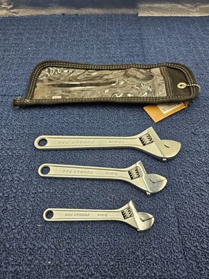 3 Pieces Cougar Pro E9AC3 Adjustable Wrench Chrome Assembly (6", 8", 10") - Image 1 of 4