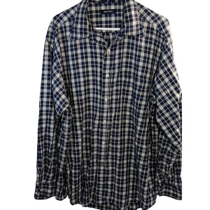 Nautica Plaid Flannel Shirt Long Sleeve Button Down Patterned Casual Menswear - Picture 1 of 11