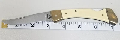 Navaja de Bolsillo Vintage Imperial Frontier 4515 Lock Back Excelente Estado Foto 1 de 4