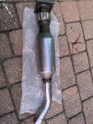 28” Stainless Exhaust Resonator Pipe with Flex Joint – 3” Universal - Image 1 of 4