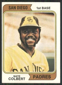 1974 Topps #125 Nate Colbert SD San Diego Padres 2821 - Foto 1 di 2