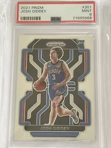 2021-22 Panini Prizm #301 Josh Giddey GEM MT 9 PSA - Foto 1 di 3