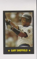 1989 Broder Type Pacific Cards & Comics Series 3 #8 Gary Sheffield rookie card