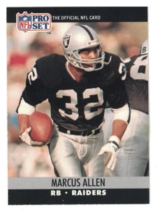 1990 NFL Pro Set #538 Marcus Allen Los Angeles Raiders Football Card - Picture 1 of 2