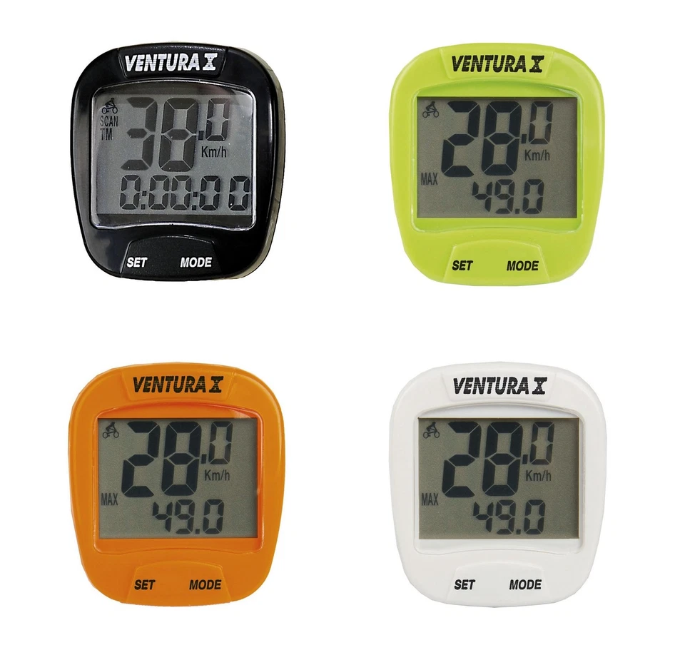 Fahrrad Tacho Fahrradcomputer Ventura 10 Funktionen verschiedene Farben - Bild 1 von 1