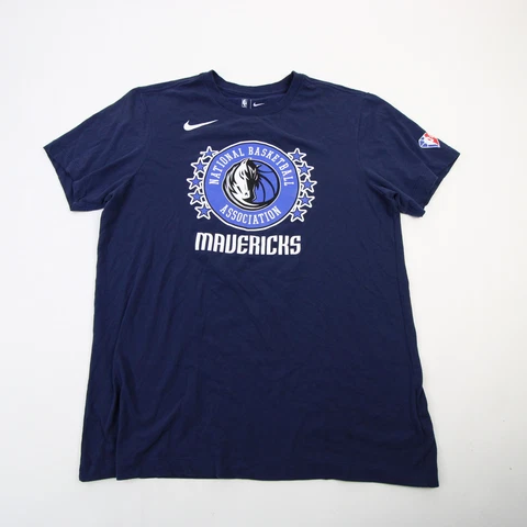 Dallas Mavericks Nike NBA Authentics Nike Tee Short Sleeve Shirt Men's Used Cover