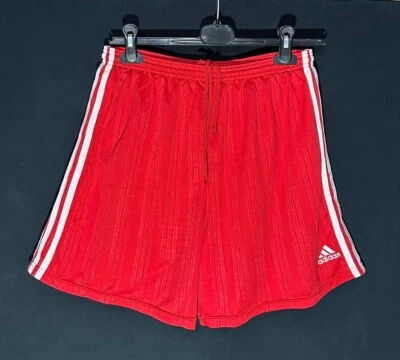 Pantalones Cortos de Correr Adidas Vintage Rojo Blanco Hecho en Sudáfrica Foto 1 de 4