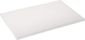 Plastic Cutting Board 12X18 1/2" Thick White, NSF Approved Commercial Use - Picture 1 of 12